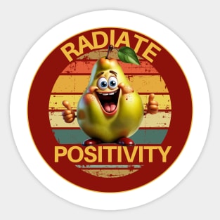 Radiate Positivity Sticker